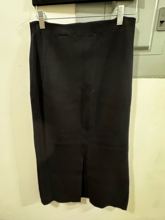 Zara Dresses & Skirts - Zara Black Midi Pencil Skirt with Slit